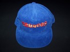 Snapback Denver Broncos NFL Football hat vintage corduroy 1980s blue cap