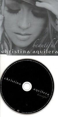 CHRISTINA AGUILERA RARE EU PROMO CD BEAUTIFUL