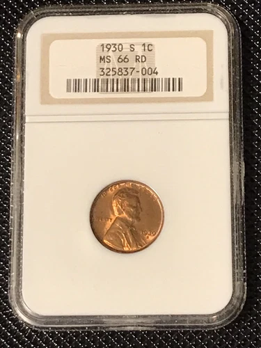 1930-S Lincoln Cent NGC MS66RD