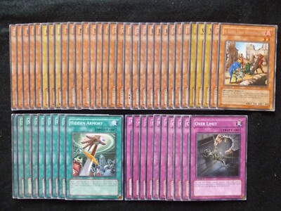 YU-GI-OH GEBRAUCHTES 50 KARTEN TURBO ROCKET / MASCHINENDECK *SPIELBEREIT*
