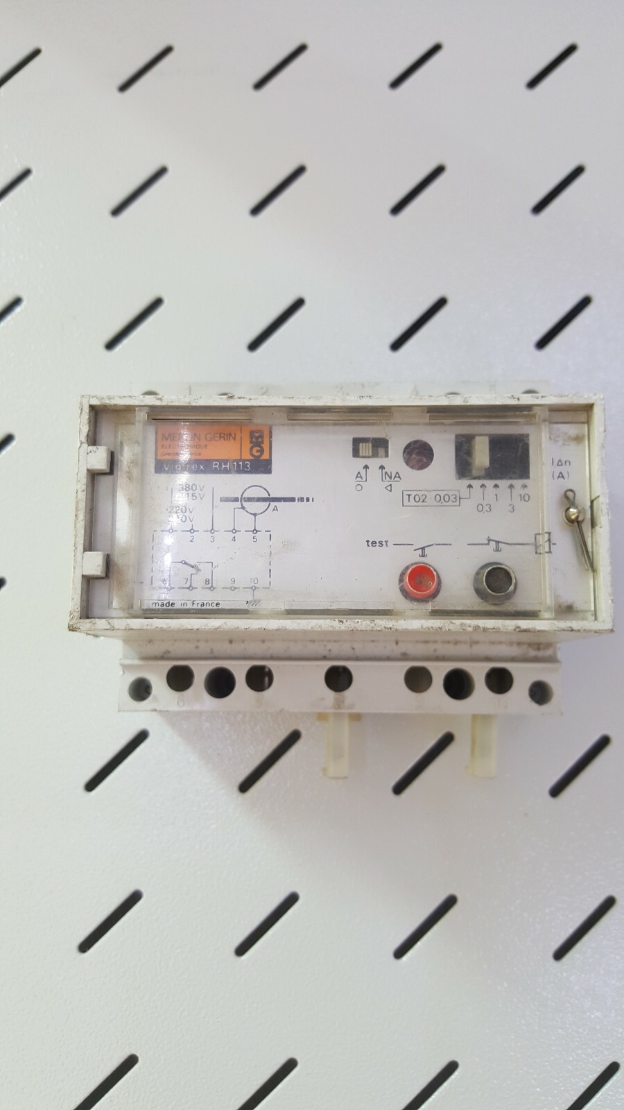 Rh113 Merlin Gerin Vigirex RH113 Earth Fault Relay | eBay