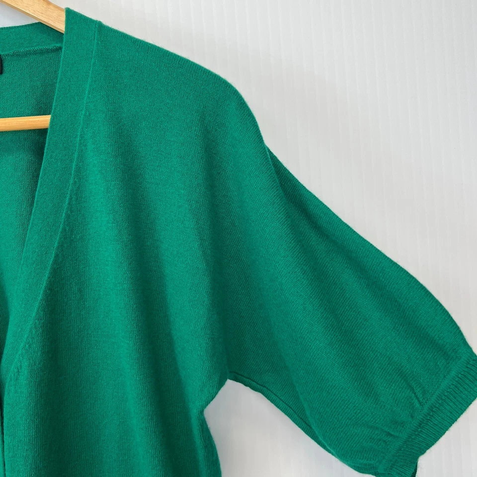 Cárdigan Talbots Mujer Mediano Pequeño Lana de Cordero Angora Cachemira Suéter Núcleo No Foto 4 de 4