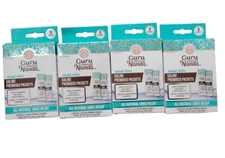 Gurunanda 4pk/ 32 Nasal Rinse Packet Saline Salt Packets Sinus Relief  8 Per Pk