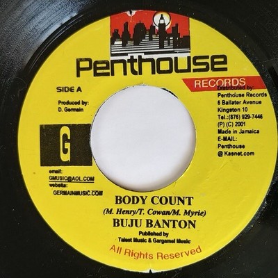 Buju Banton Body Count Penthouse Reggae Dancehall Vinyl NEU