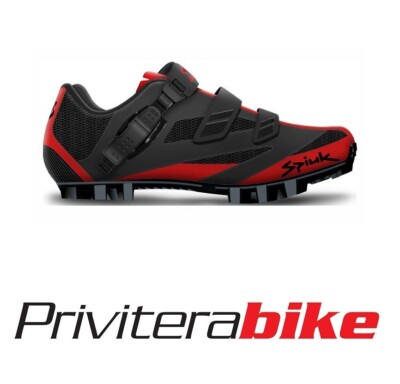 SPIUK MEMORY BLACK/RED MTB SHOES - ZMEMOR1