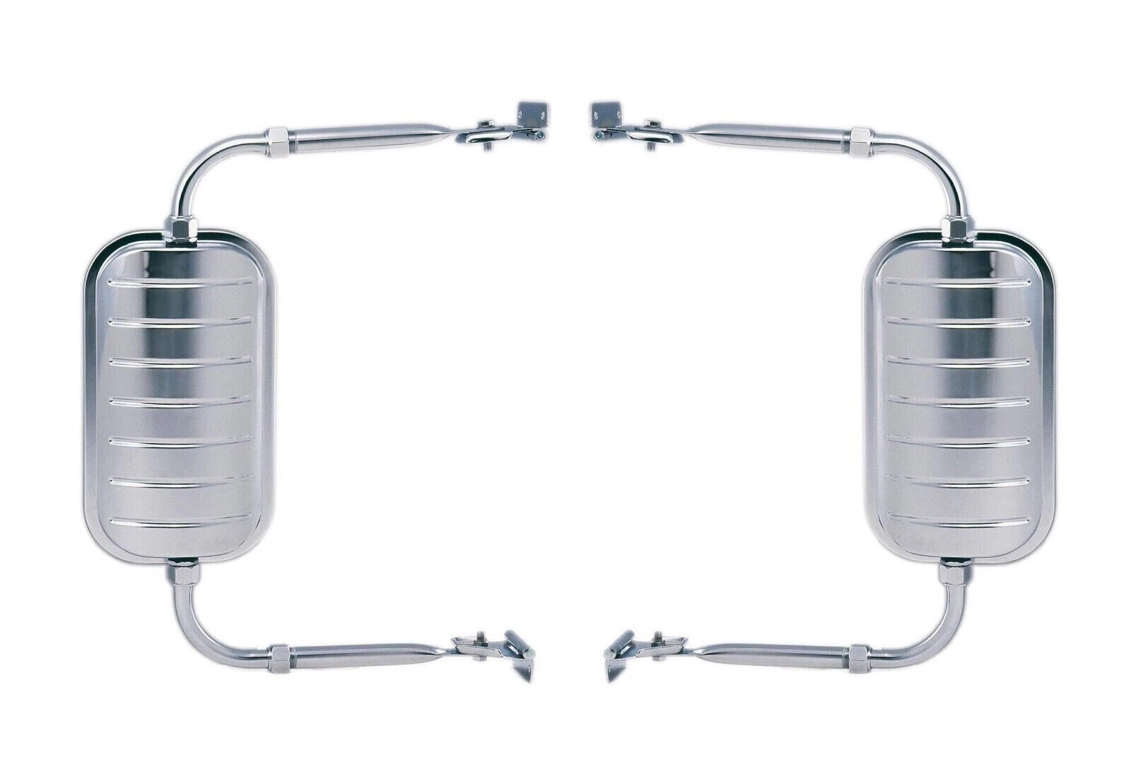 UNIVERSAL JR WEST COAST TRUCK PICKUP VAN TOWING CHROME STEEL DOOR MIRRORS PAIR
Opens in a new window