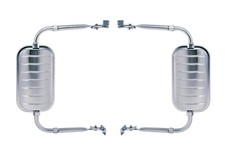 Universal Jr West Coast Truck Pickup Van Towing Chrome Steel Door Mirrors Pair Universal Jr West Coast Truck Pickup Van Towing Chrome Steel Door Mirrors Pair