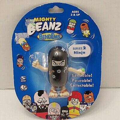 New Mighty Beanz BendEms Series 2 Ninja Collect Spin Master Toy 3