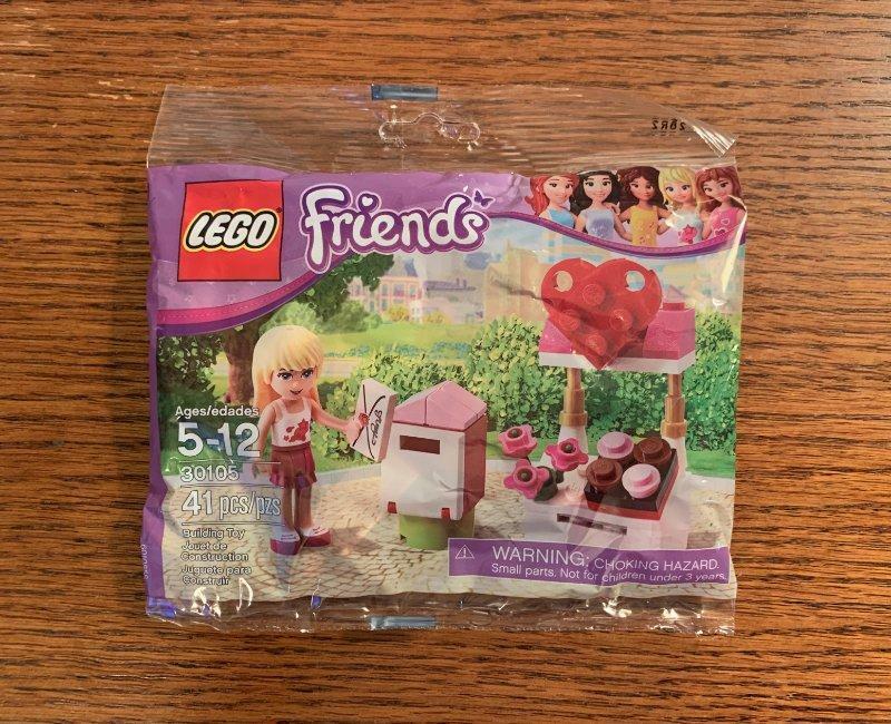 New Lego Friends Set 30105 Stephanie Valentine Mailbox Set Retired 2013 Sealed B