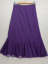 C.O.C. Made In USA, Women's Purple Skirt, Red Hat Society New Old Stock, Size M