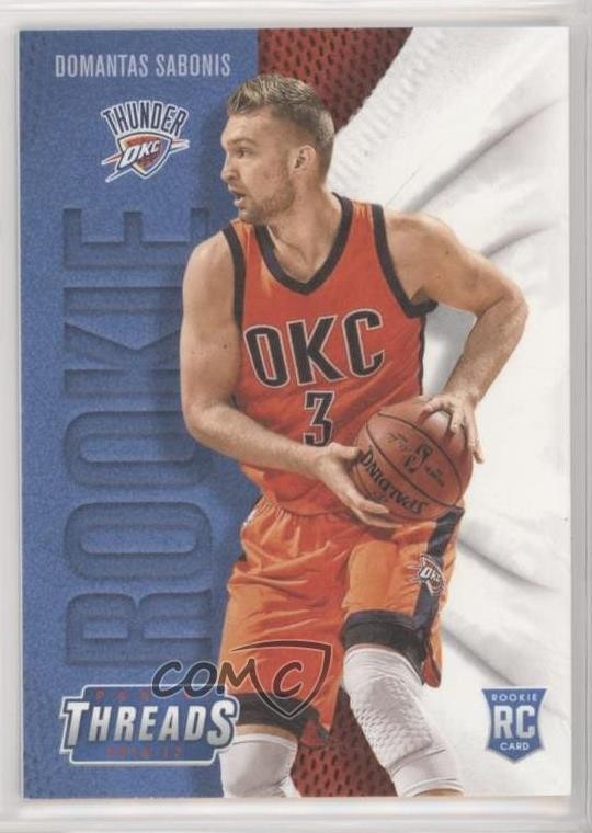 2016-17 Panini Threads Leather Rookies Domantas Sabonis #207 1e5