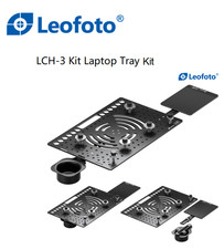 New Leofoto LCH-3-Kit Laptop Tray Kit/Cup Holder and Mouse Tray/Arca Dovetail