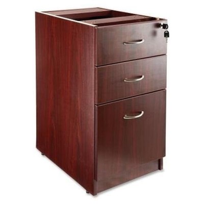 Lorell Essentials Hanging Fixed Pedestals - 28.3'' Height - Polyvinyl Chloride