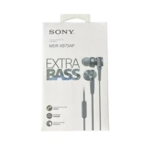 SONY MDR-XB75AP Bass Booster In-Ear Headphones With Mic & Remote