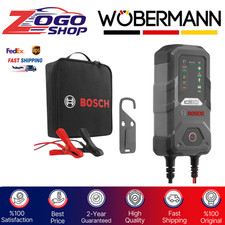 Bosch C30 Battery Charger 6V/12V - Smart Automatic Maintainer for Car & Bike