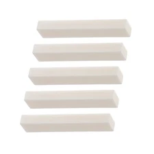 5*Guitar Bone Nut Blank 2.04*0.39*0.23' Ukulele Luthier Saddle Bass DIY Builder
