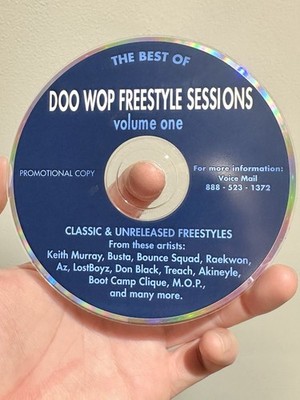 Doo Wop Freestyle Sessions Vol. 1 Mixtape CD Rap Hip Hop Dj