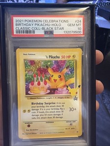 Birthday Pikachu Psa 10 | eBay