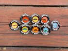 Vintage 1960s Mattel Hot Wheels Collector Car Pin Lot