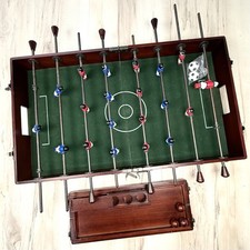 VTG Jameson Irish Whiskey Wood Folding Portable FOOSBALL TABLE Extra Balls Flaws