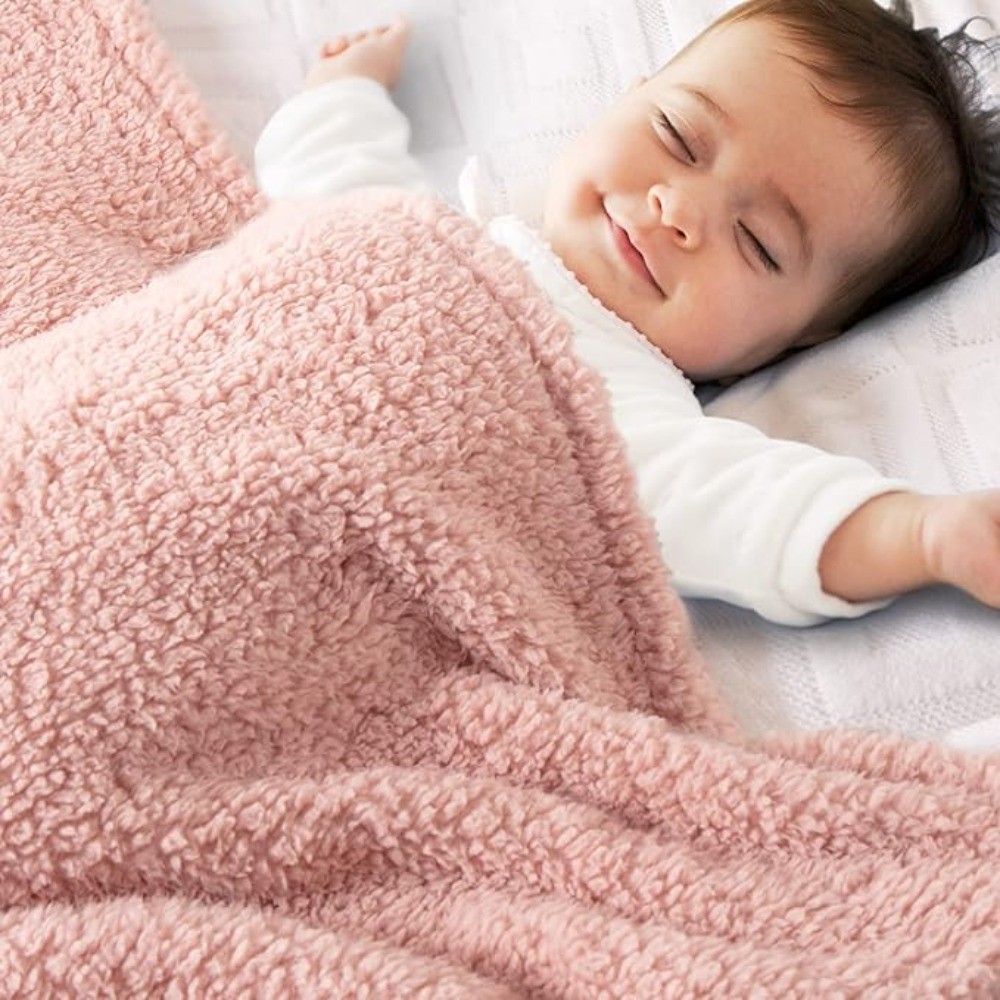 Plush Baby Blanket for Boys Girls | Fleece Baby Blanket Super Soft Warm 33x43