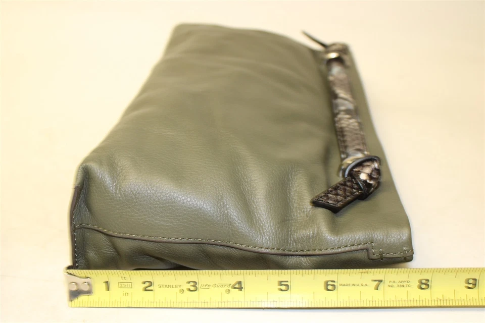 Banana Republic NEW Double Handle Clutch Flight Jacket $118 Womens Bag 229128A - Image 3 of 4