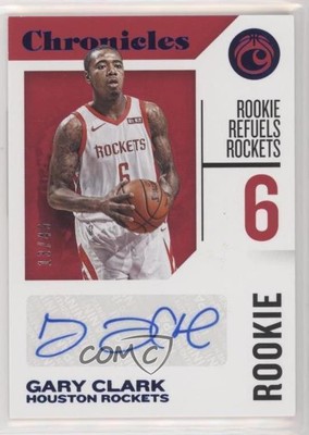 2018-19 Panini Chronicles Rookie Signatures Blue 13/49 Gary Clark Auto RC 2k5
