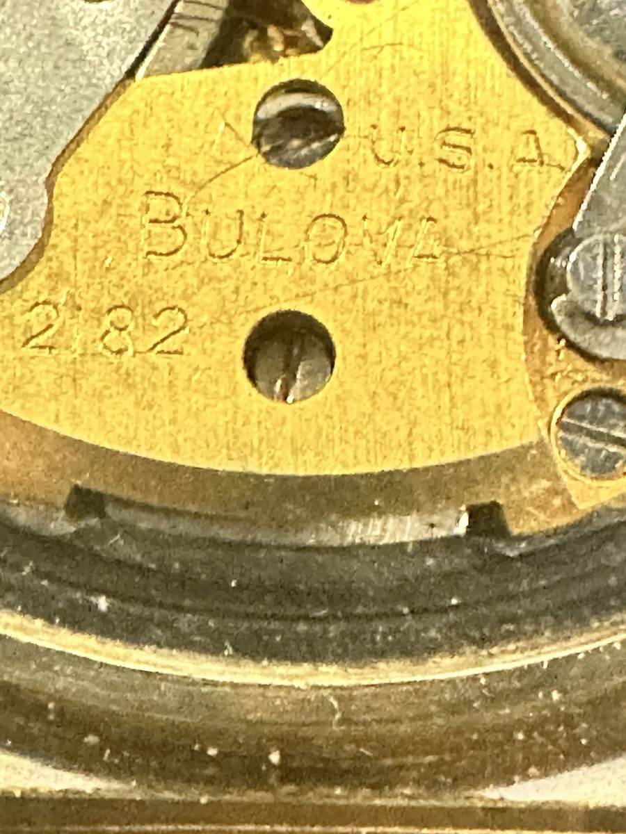 VINTAGE 1970'S BULOVA WATCH - ACCUTRON TUNING FORK - DATE - 2182 14K GFC (AS-IS) View 5