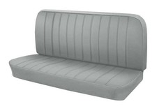 1947-55 Gm Truck - Pleated Vinyl Bench Seat Upholstery Set - Medium Gray