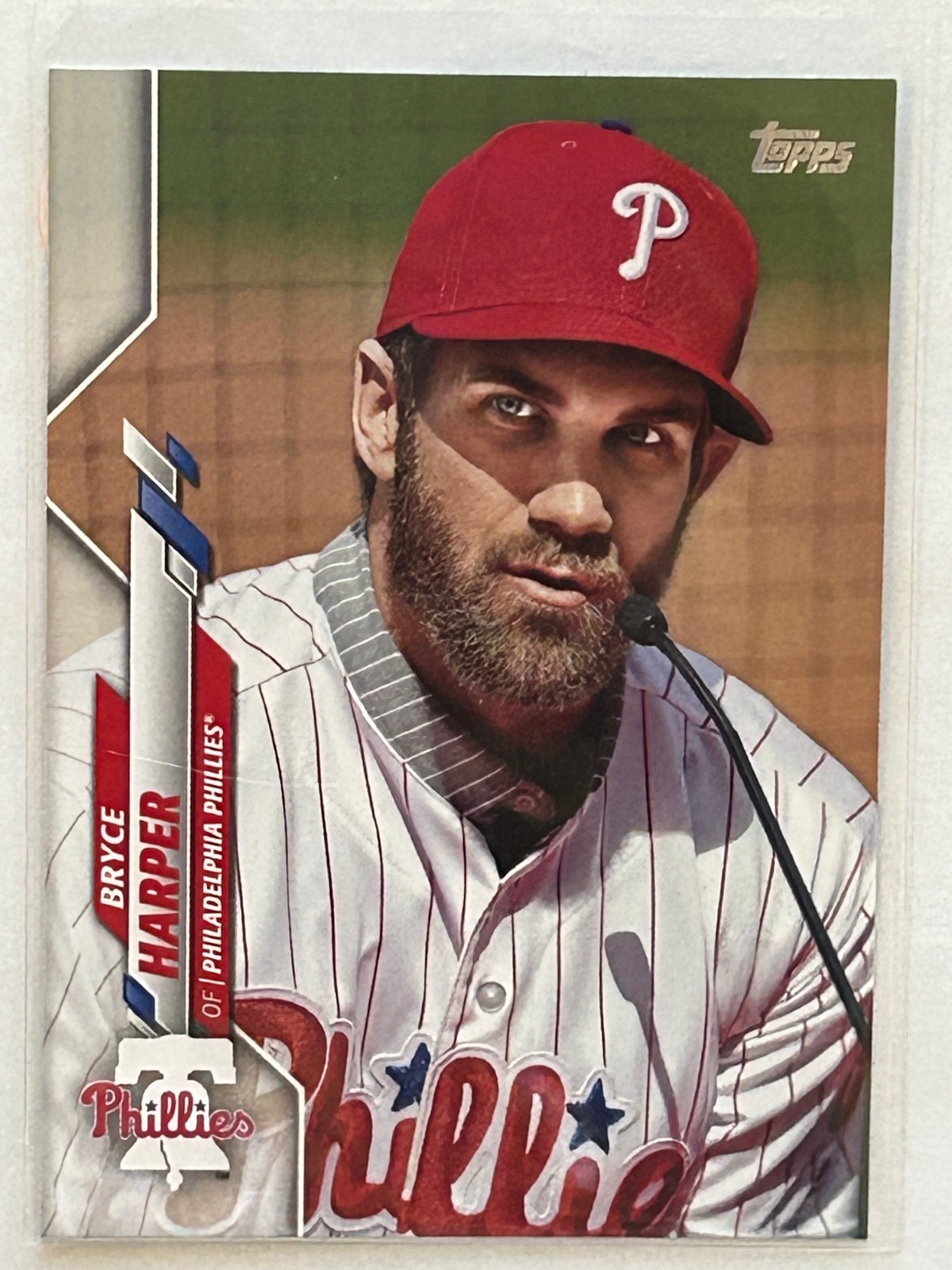Bryce Harper 2020 Topps Update #U-279 SP Photo Variation Phillies print