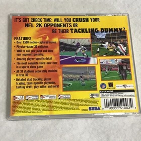 SEGA Dreamcast NFL2K Disc Only Very Good Condition