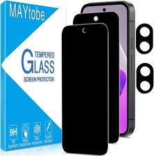 2 2 Pack for Google Pixel 9A Privacy Screen Protector, Privacy Tempered Film