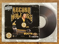 2023-24 Upper Deck Boston Bruins Centennial #126 Johnny Bucyk | Record Holders