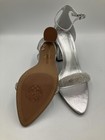 Vince Camuto Aylen Shoes Womens Size 9.5 Silver Ankle Strap Heels Dress Sandals — photo 4