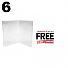 6 Clear Storage Cases 21mm for Rubber Stamps No Hub  1-3 DAYS