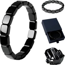 Hemios Hematite Black Natural Bracelet for Men UK