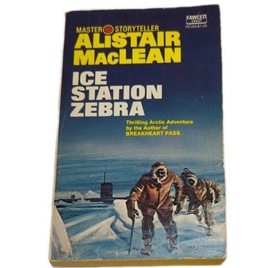 Ice Station Zebra by Alistair MacLean 1963 Vintage  Paperback Adventure/Spy 