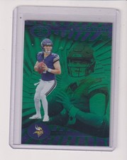 2024 ILLUSIONS GREEN #100 J.J. McCARTHY RC - MINNESOTA VIKINGS