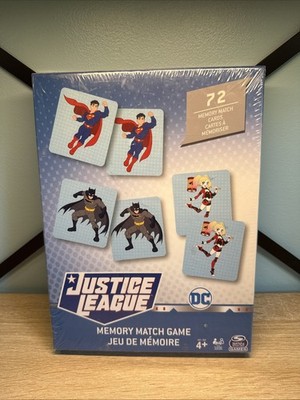 DC Comics Justice League Memory Match Game Box Set New Factory Sealed
