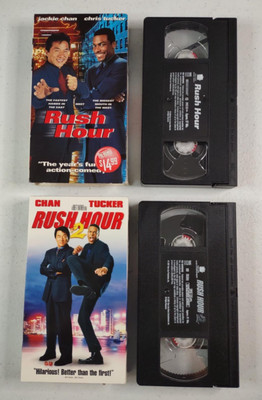 Rush Hour & Rush Hour 2 VHS Jackie Chan Chris Tucker
