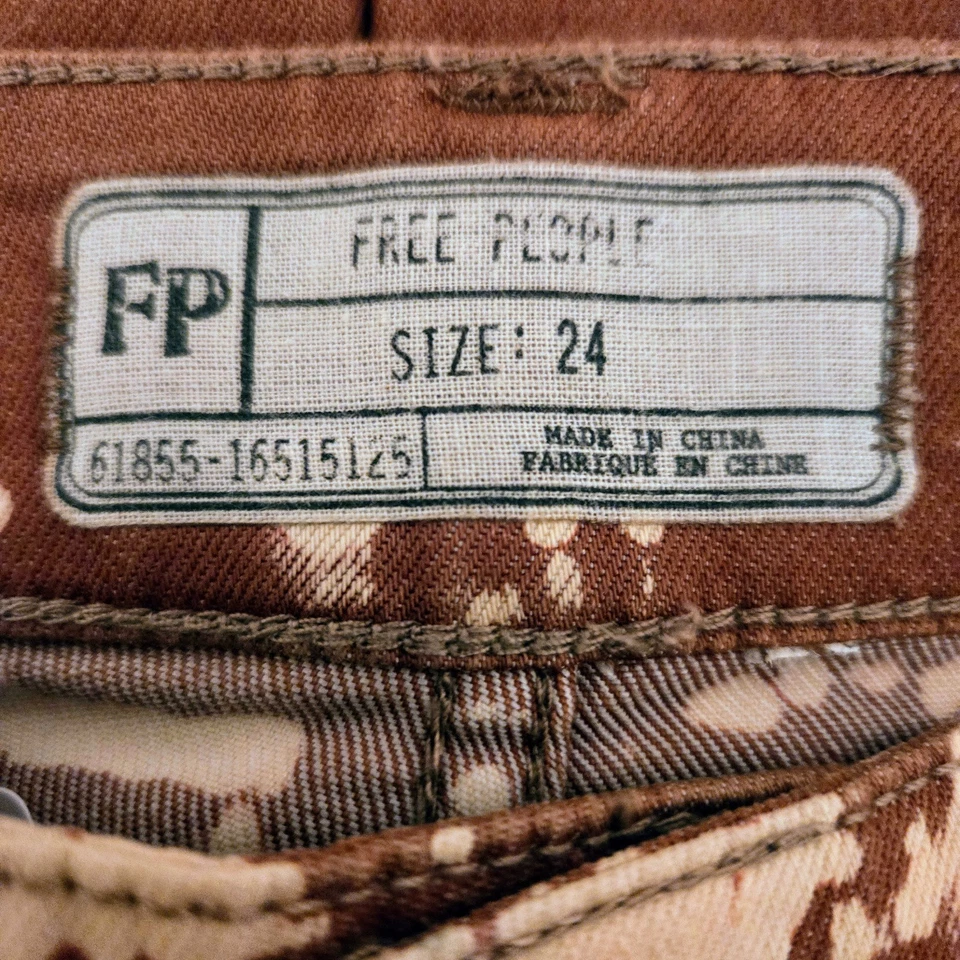 Free people Descarga Bali Flare En Caramelo Lavado Talla 24 Boho Hippie Foto 4 de 4