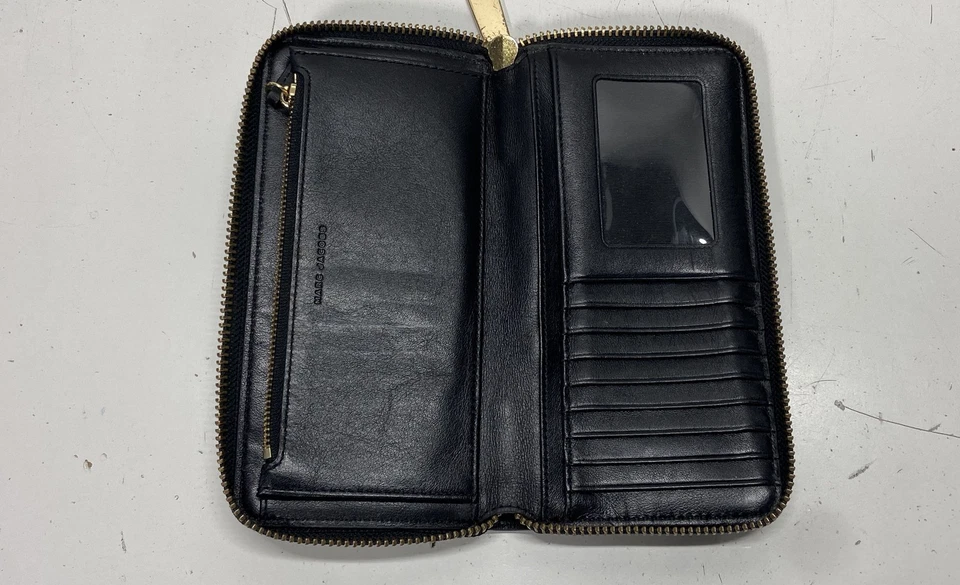 Cartera clutch de cuero con cremallera Marc Jacobs Foto 4 de 4