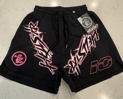 Hellstar Men's Athletic Shorts Black/Pink