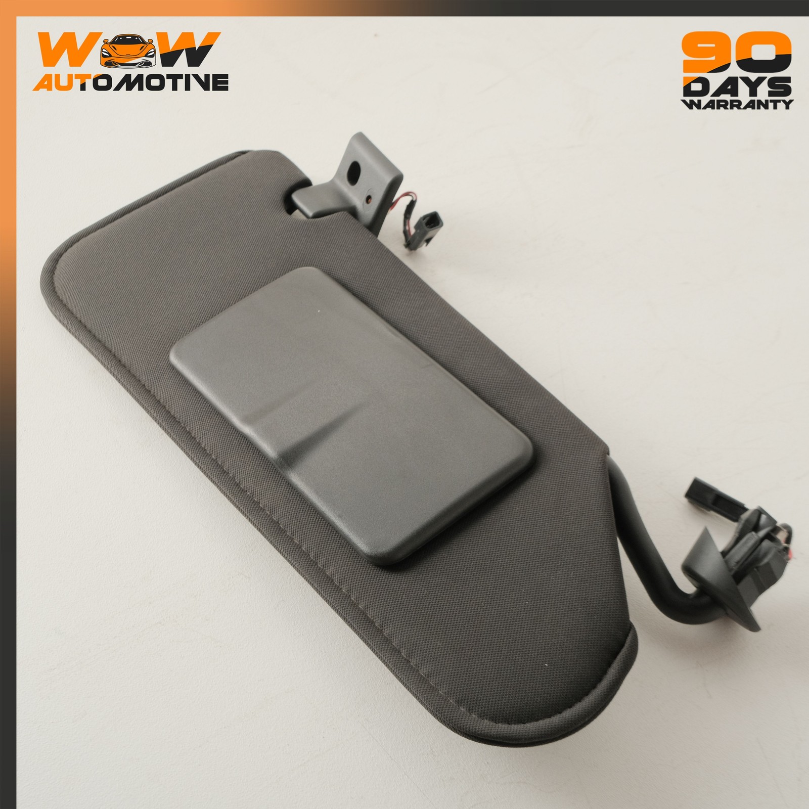 05-13 CHEVROLET CORVETTE C6 RIGHT PASSENGER SIDE SUN VISOR SHADE MIRROR LIGHT OE