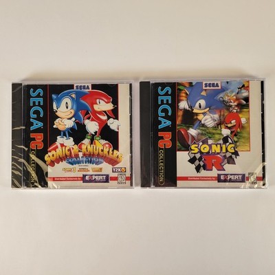 MINT SEALED Sonic R (6825) & Sonic & Knuckles (6820) - Sega PC - Expert Software