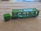 Vintage 1982 Mattel Hot Wheels Truck Co. Newcar Car Transporter Action Set Green