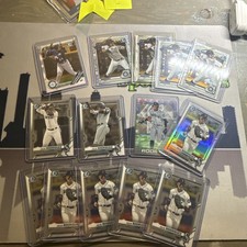 14 card lot of Julio Rodriguez including Bowman 1st. Perfect for in person auto