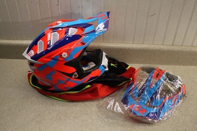 LS2 Helmet MX-Off Road Subverter Helmet Small Red & Blue 4710 BR1