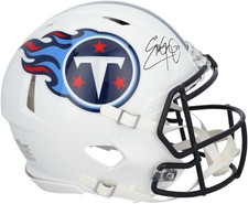 Eddie George Tennessee Titans Signed Riddell 1999-17 Throwback Authentic Helmet