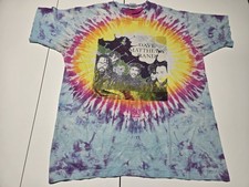 Vintage Dave Matthews Band 1996 Tour Shirt XL Tie Dye Single Stitch Hole Faded